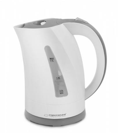 Esperanza Fierbator electrica Amazon 220W 1.7l Alb/Gri, EKK022