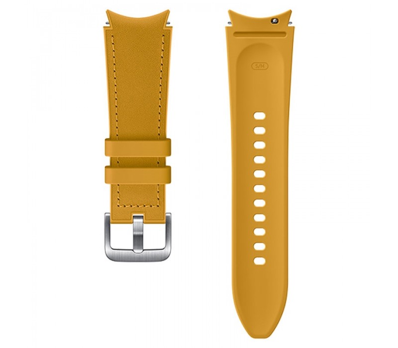 Samsung Hybrid Leather Band 20mm S/M Mustard, ET-SHR88SYEGEU