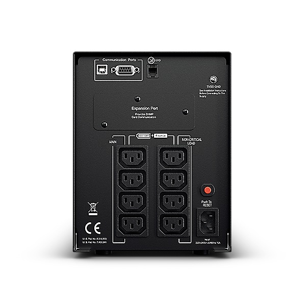 Cyber Power UPS Line Int. cu sin. pura, cu management, Tower, LCD, 1000VA/900W, AVR, 8x, PR1000ELCD - imagine 3