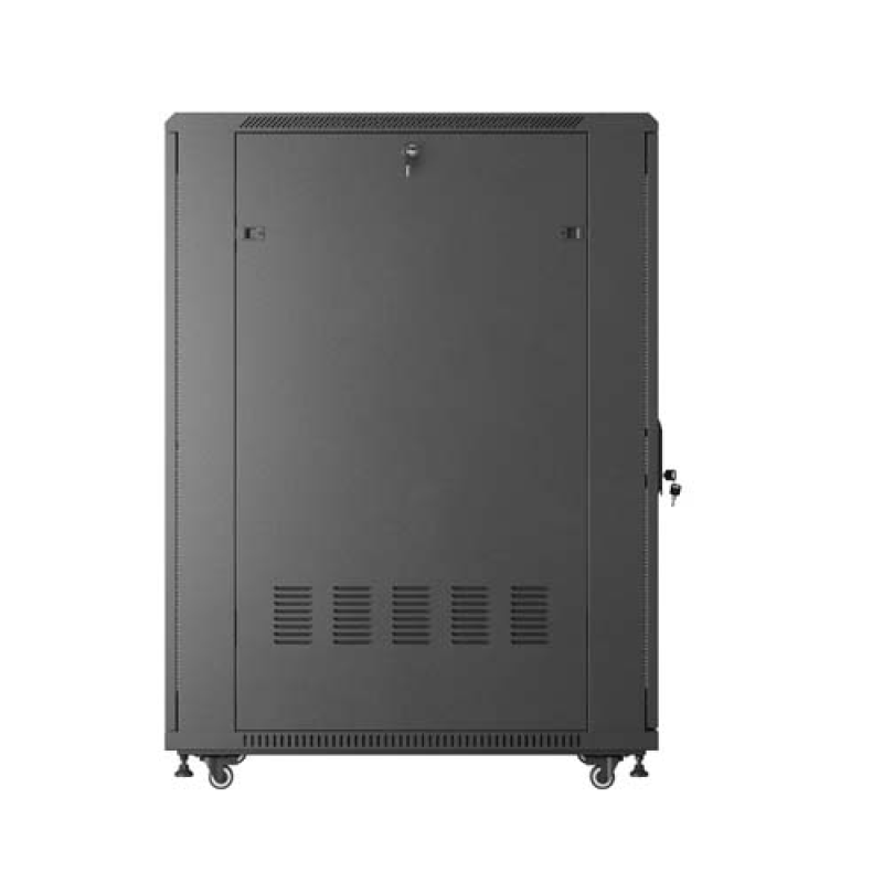 LANBERG Dulap rack 19 perete 27U/600X1000 (FLAT PACK) WITH MESH DOOR, self- assembly, FF01-6027-23B