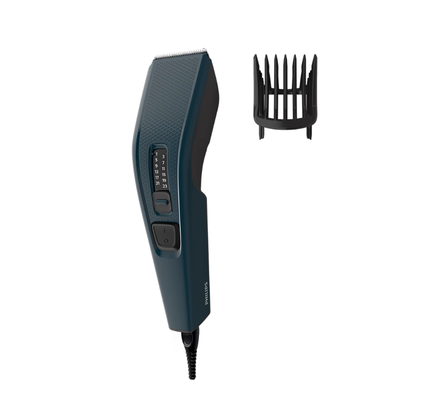 PHILIPS Aparat de tuns Seria 3000, 13 setari de lungime, utilizare cu fir, lame din otel, HC3505/15