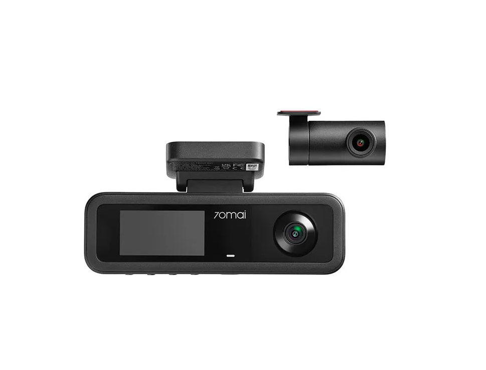 70MAI Set 2 camere Dash Cam 2K T400 cu 3 obiective (fata 2K, interior 1080P) + spate RC21, T400-1