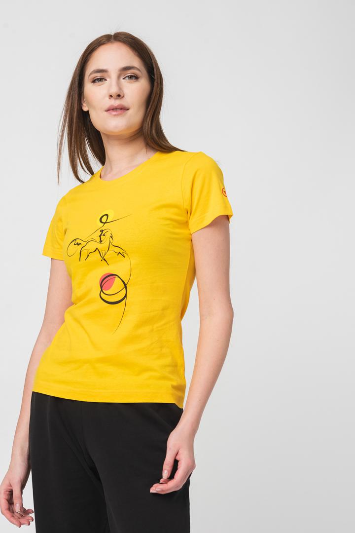 PEGAS TSHIRT CASUAL F CAL YELLOW-L, PS2122-01-1-4CP-L