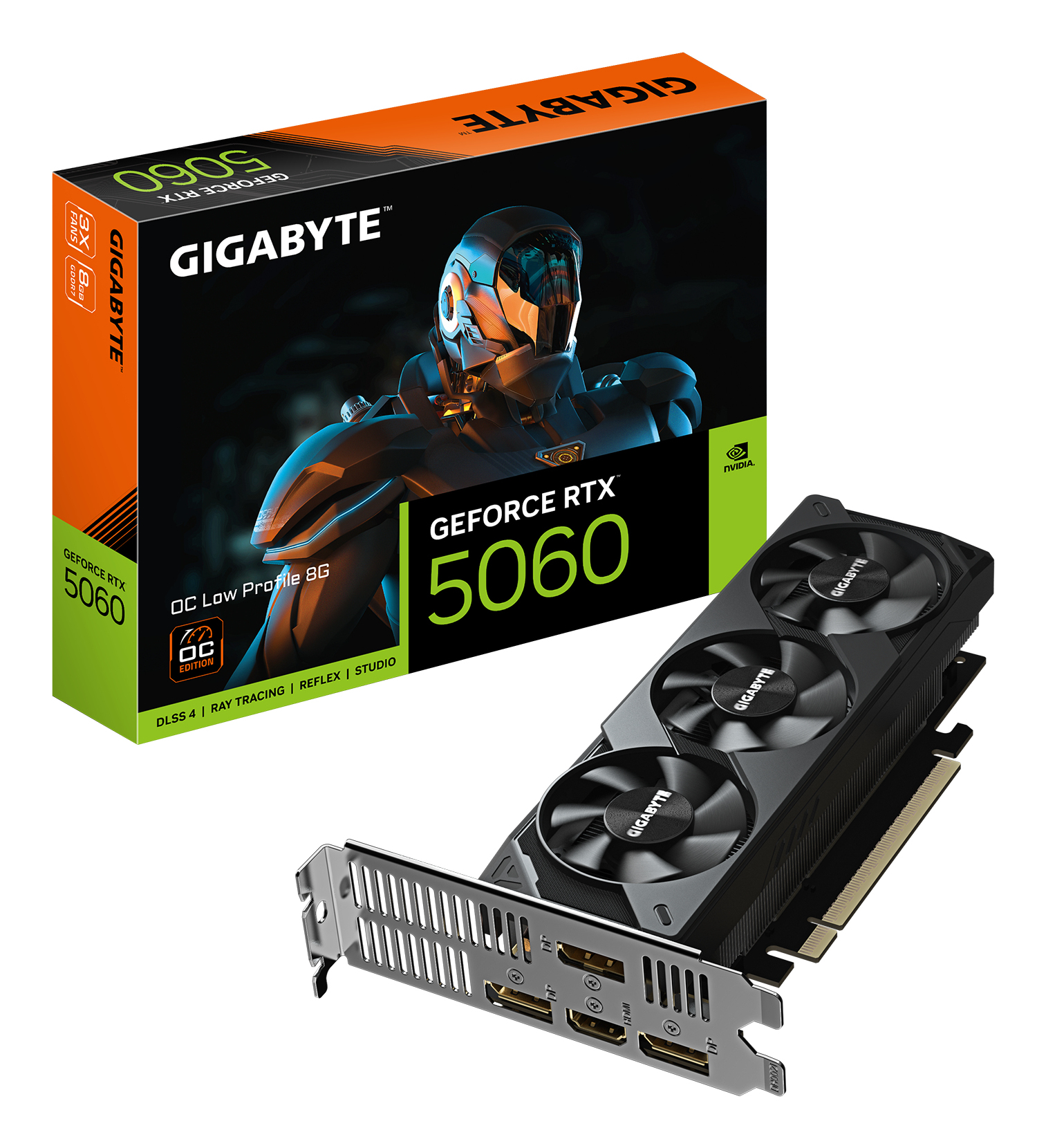 Gigabyte VGA RTX 5060 OC LOW PROFILE 8GB, GV-N5060OC-8GL