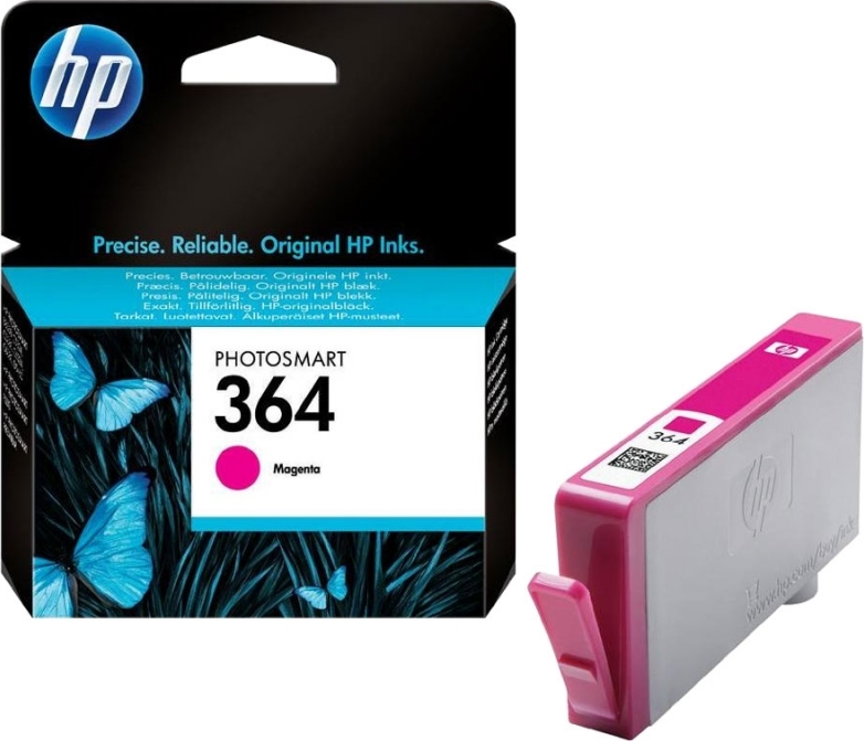 HP Cartus Cerneala Original Magenta, nr.364 pentru PhotoSmart 7510|C5380|6380|D5460|7560, CB319EE