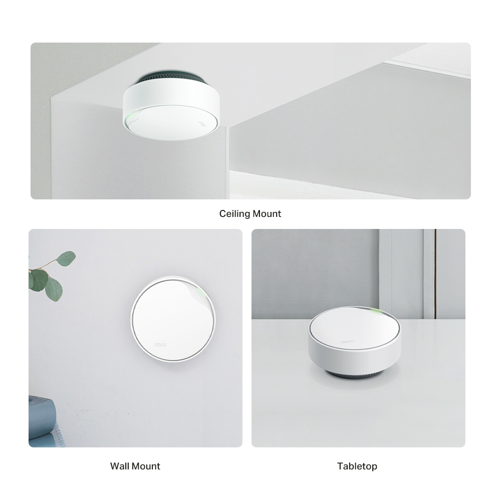 Tp-Link MESH, wireless, router AX3000, pt int, 3000 Mbps, port LAN Gigabit si, Deco X50-PoE(1-pack) - imagine 4