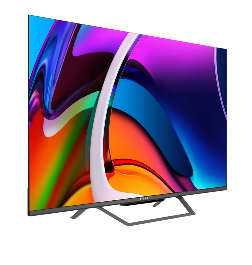 Metz Televizor QLED, 139 cm, Smart Google TV, 4K Ultra HD, Clasa F, 55MQE7600Y