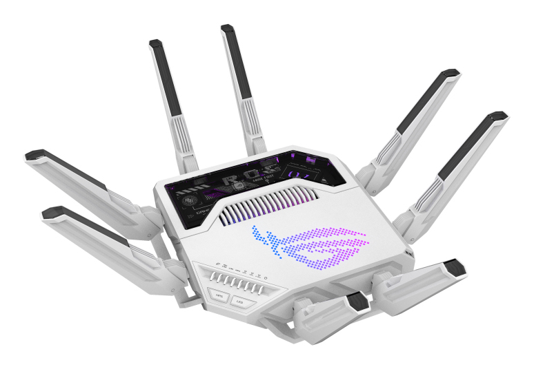 Asus ROG Rapture Tri-band WiFi 7 Router, GT-BE19000AI - imagine 2