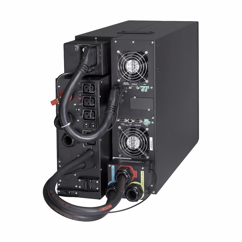 Eaton UPS, Online, Rack, 10000 W, fara AVR, IEC x 4, display LCD, back-up peste 100, 9PX11KIRTNBP - imagine 3