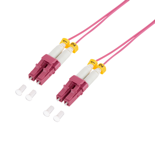 Logilink PATCH CORD Fibra Optica OM4 50/125, multimode, LC/UPC-LC/UPC, LSZH, 1 m, FS4LC01