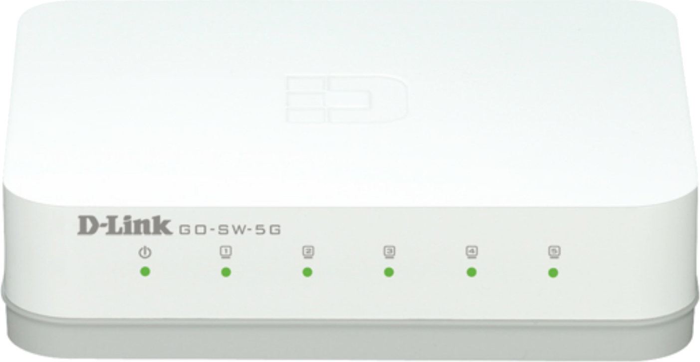 D-Link SWITCH 5 porturi Gigabit, carcasa plastic, GO-SW-5G