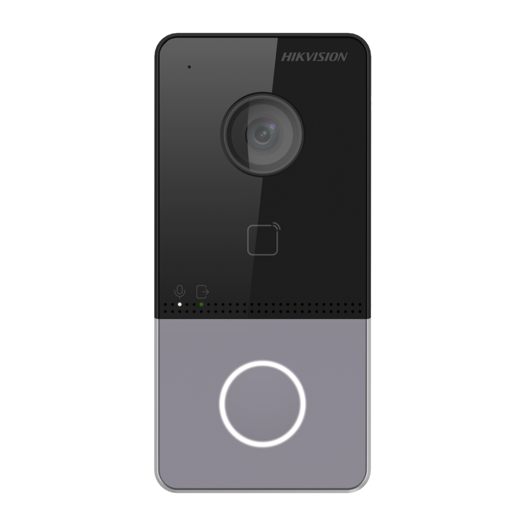 HIKVISION Post videointerfon de exterior WIFI, montaj aparent pentru o familie, DS-KV6113-WPE1(C)