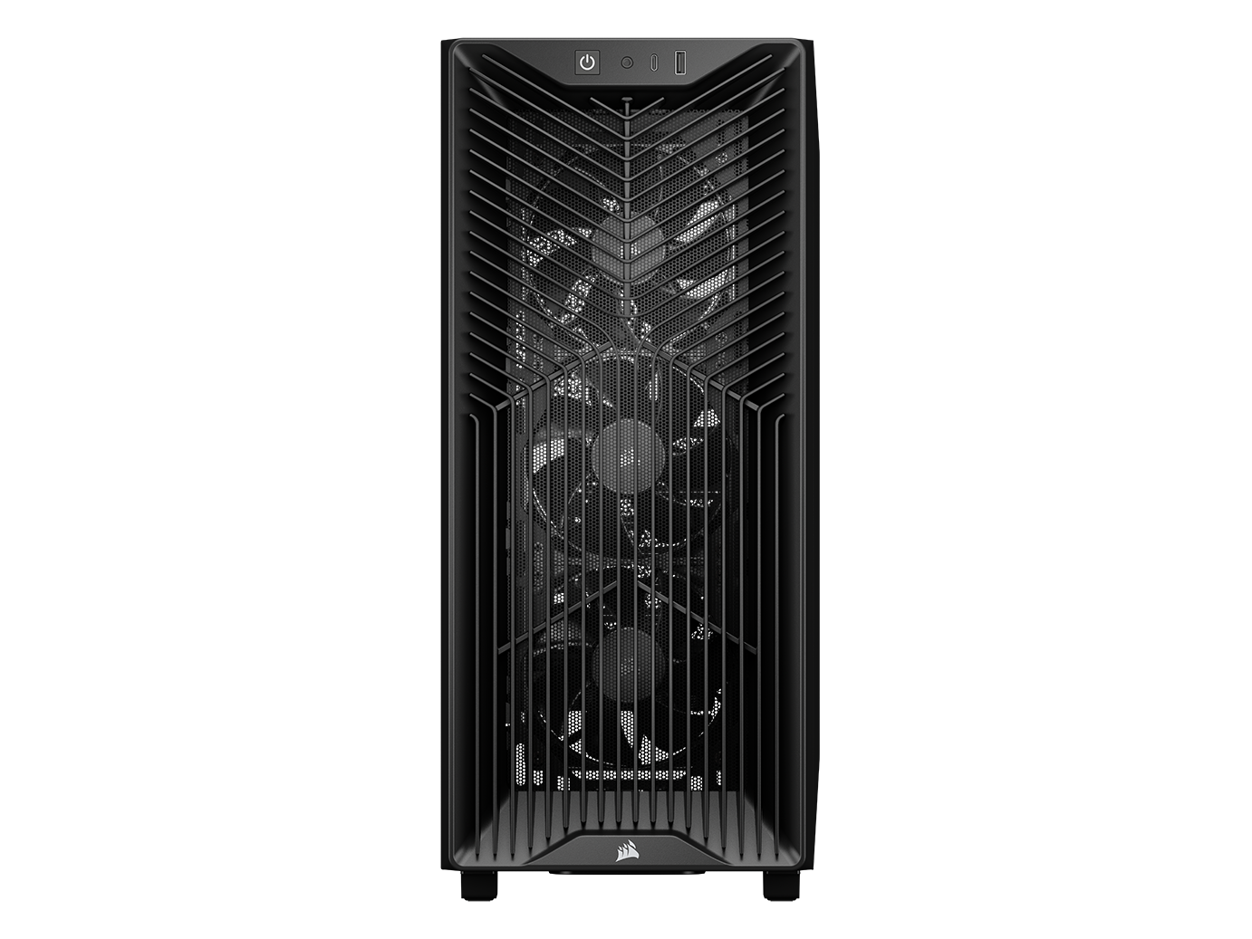 Corsair Carcasa 3200D RS, Mid-Tower, ATX, 3 ventilatoare incluse RS120, Negru, CC-9011334-WW - imagine 4
