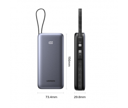 UGreen POWER BANK PB528, 55985B - imagine 2