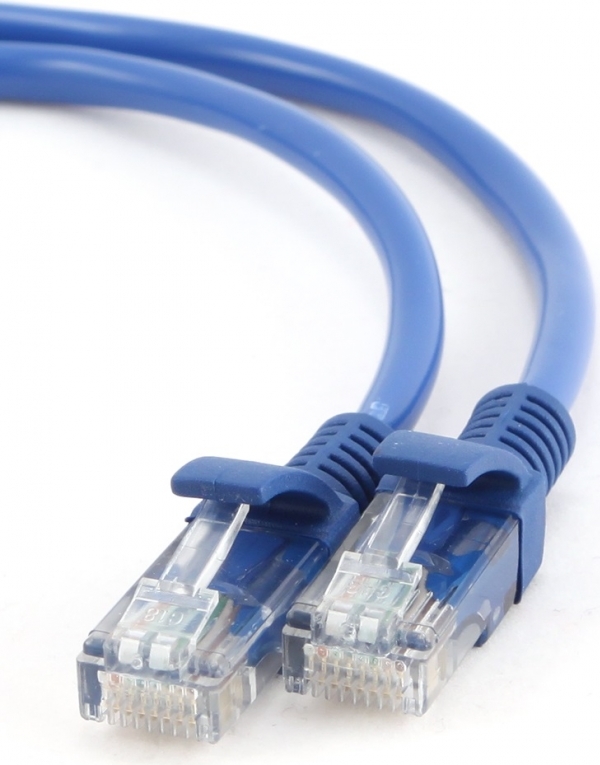 Gembird PATCH CORD UTP Cat5e, cupru-aluminiu, 2 m, albastru, AWG26, PP12-2M/B