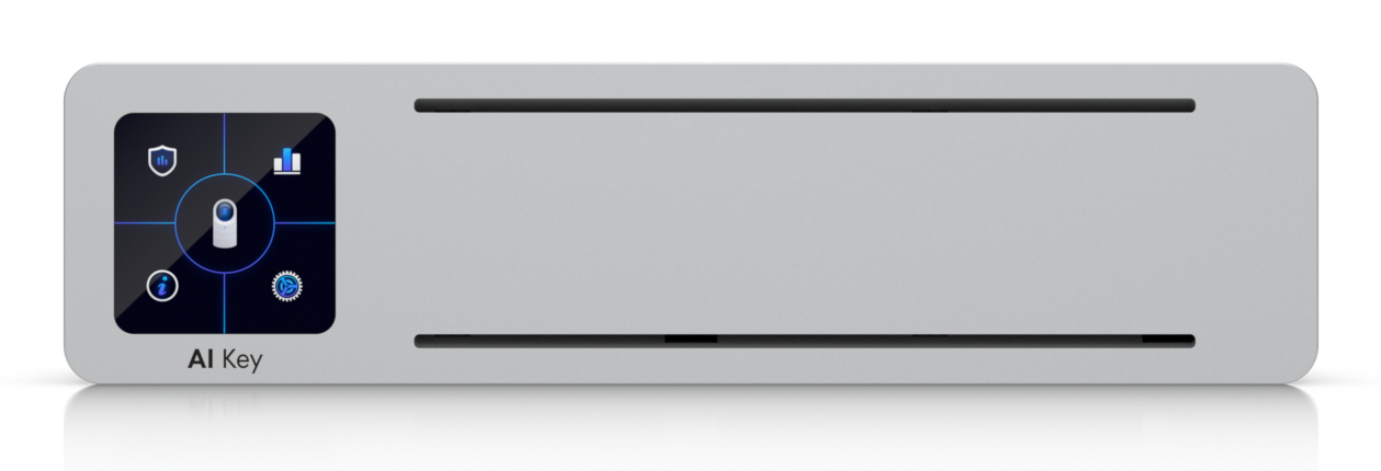 Ubiquiti Edge AI appliance that enhances any UniFi Protect deployment with proactive, AI-KEY