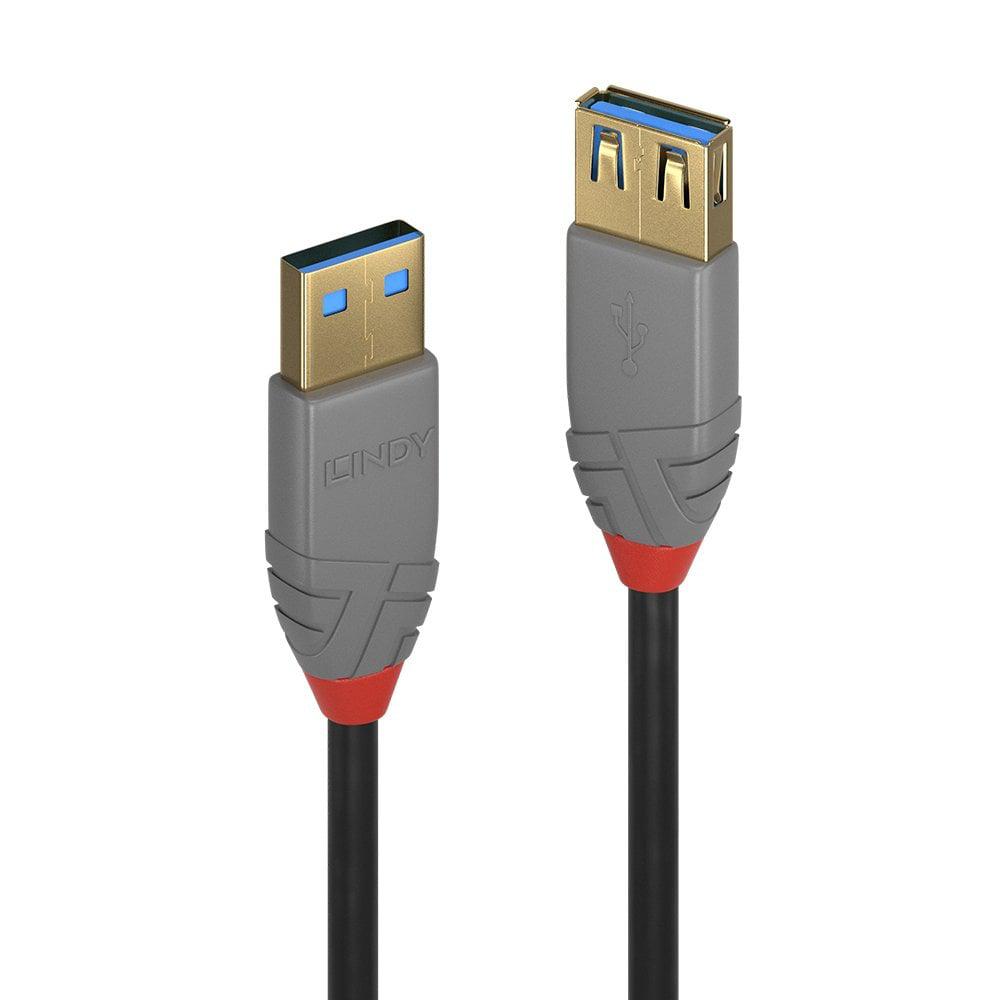 Lindy Cablu 1m USB 3.1 Gen1 Ext A/A, Ant, LY-36761