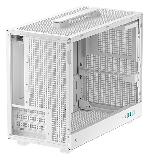 Deepcool CARCASA CH160 PLUS Wh, mini tower, gaming, fara sursa, suporta 4xfan, USB, R-CH160-WHNGM0-G - imagine 7