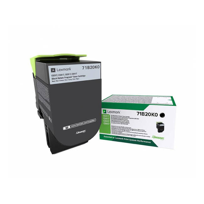 Lexmark Toner Original Black pentru CX317|CS317|CX417|CS417, 3K, 71B20K0