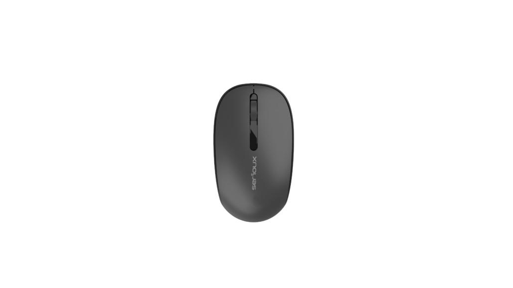 SERIOUX Mouse Spark 215 Wireless Negru, Senzor: Optic, DPI: 1000, conexiune: Dongle, SRXM-SPK215-BK