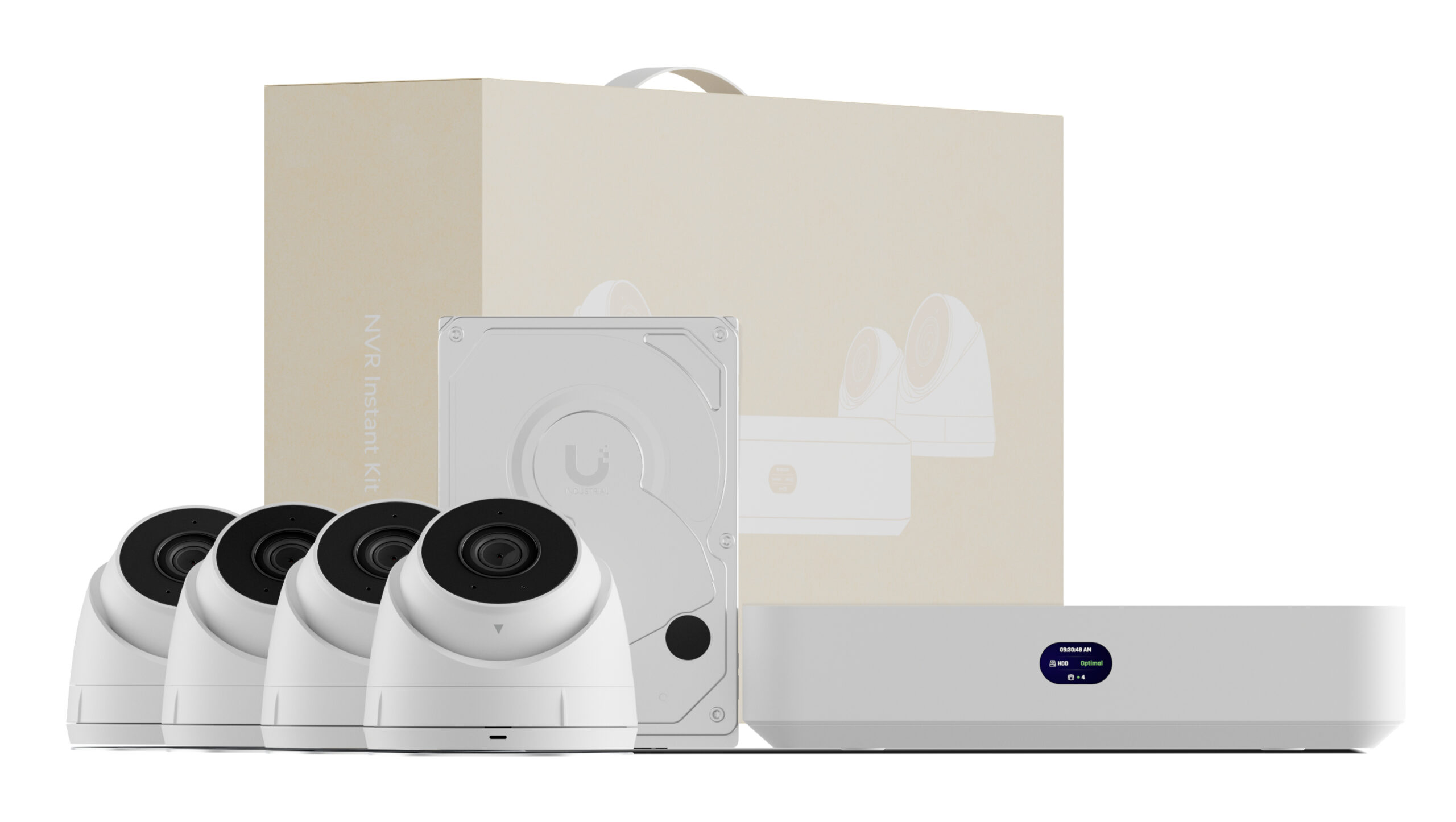 Ubiquiti UniFi Compact Protect NVR Kit, includes (1) UniFi Protect NVR Instant, UNVR-INSTANT-KIT-EU