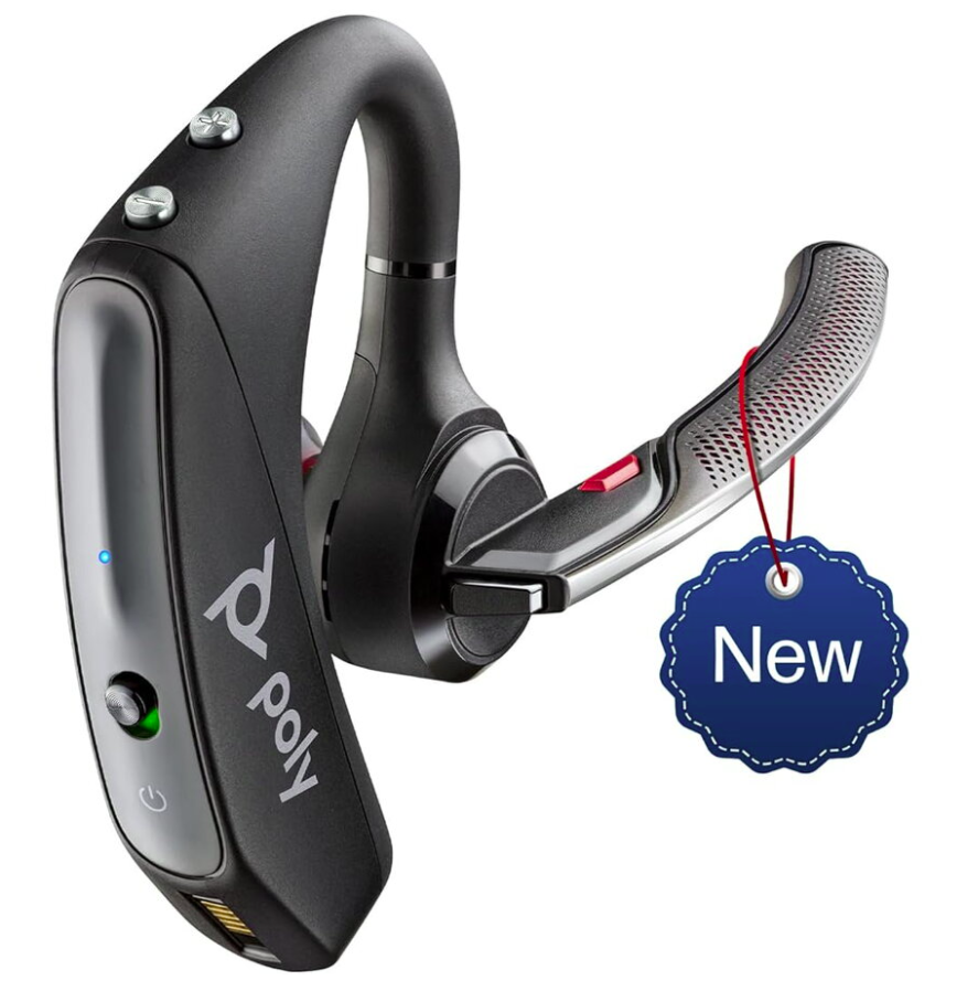 POLY Casti In-ear Voyager 5200, Wireless, noise-canceling, Negru, 7S431AA