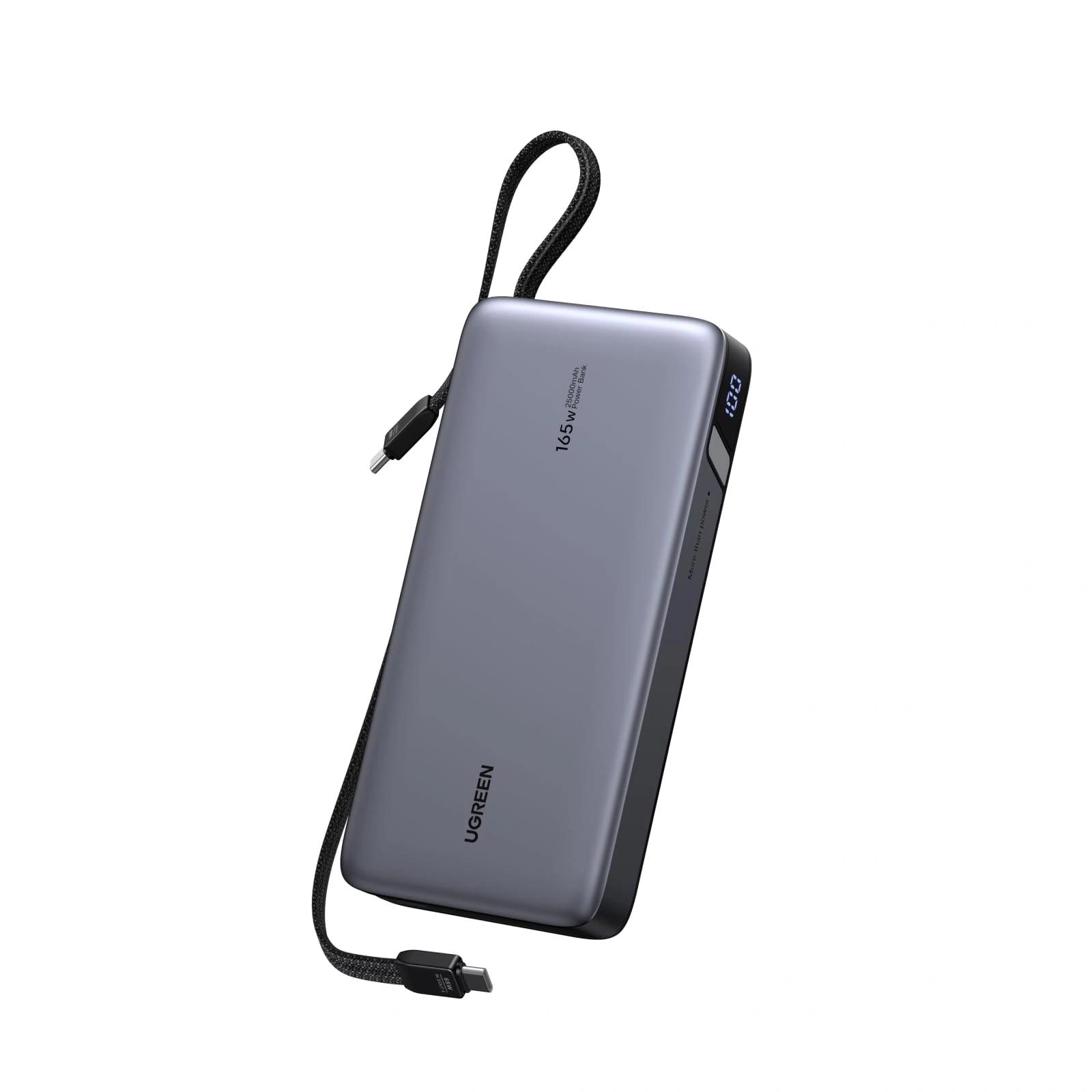 UGreen POWER BANK PB552, 25000mAh, 165W PD3.0, 1 x USB, 1 x USB Type-C, 1 x USB Type-C, 55995B