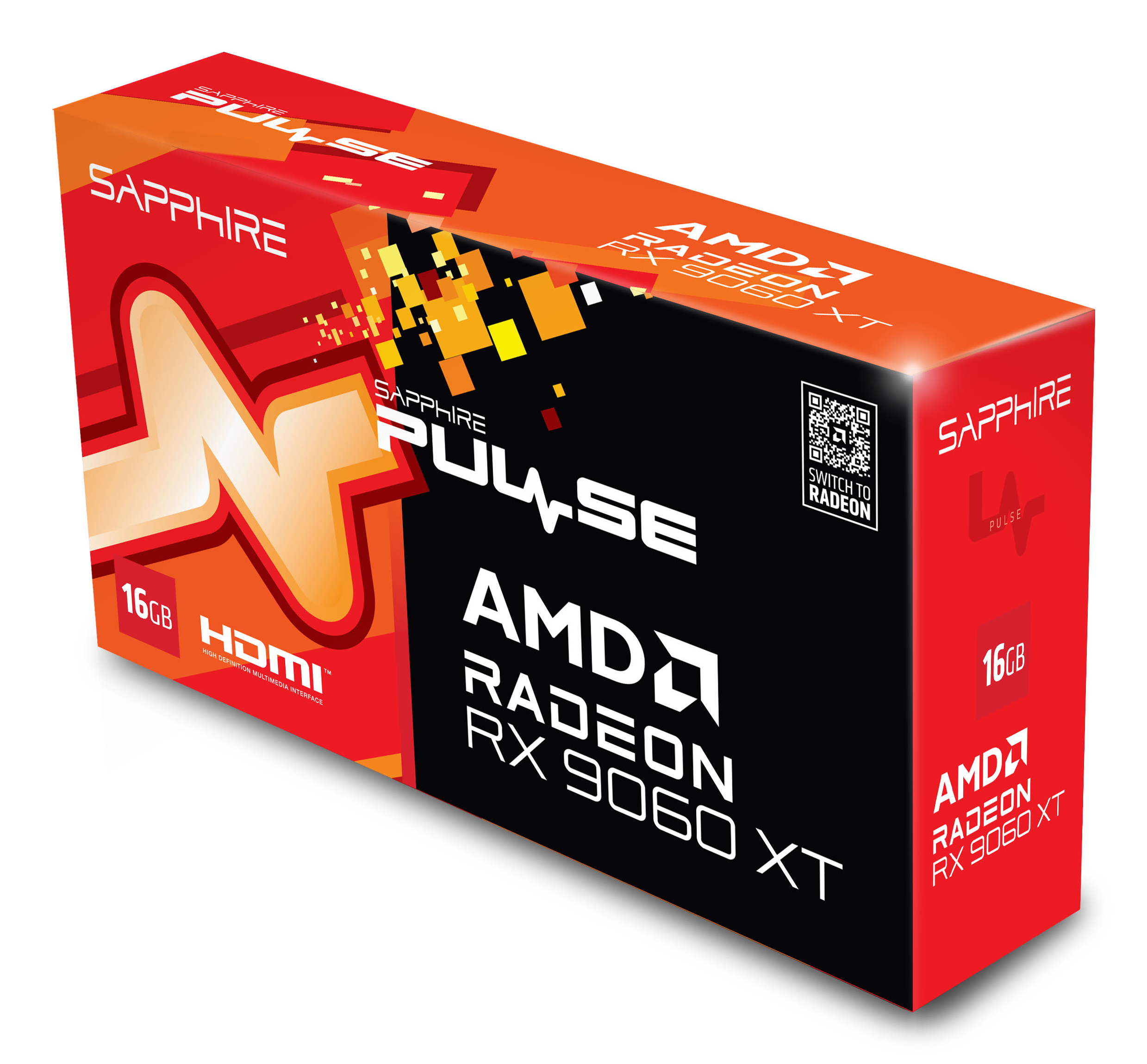 Sapphire Placa video Pulse Radeon RX 9060 XT OC 16GB, 16GB GDDR6, 128 bit, PCI Express, 11350-03-20G - imagine 6