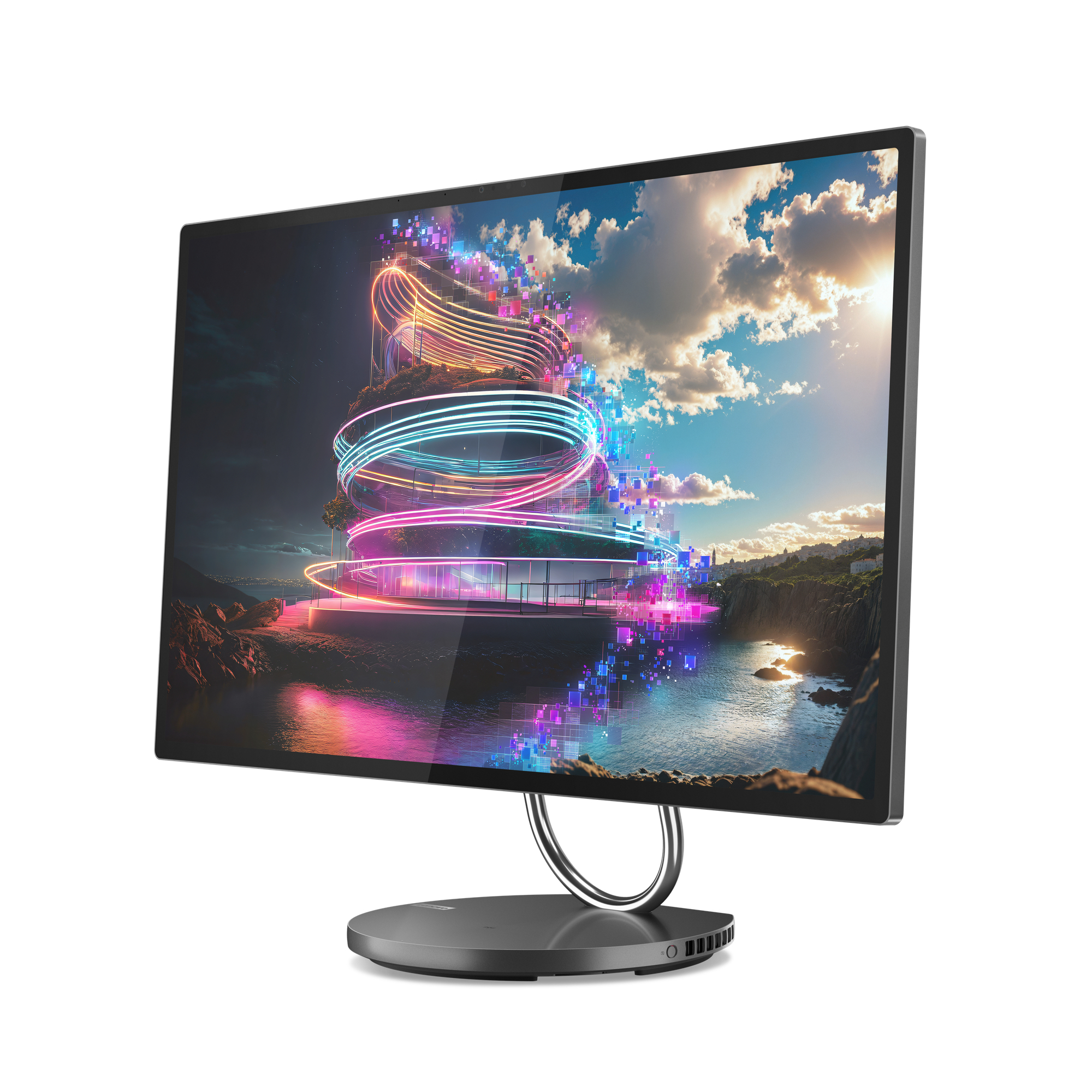 Lenovo AIO YG 31.5NT UHD U7 258V 32 1 4050 W11H, F0HX000ERI - imagine 6