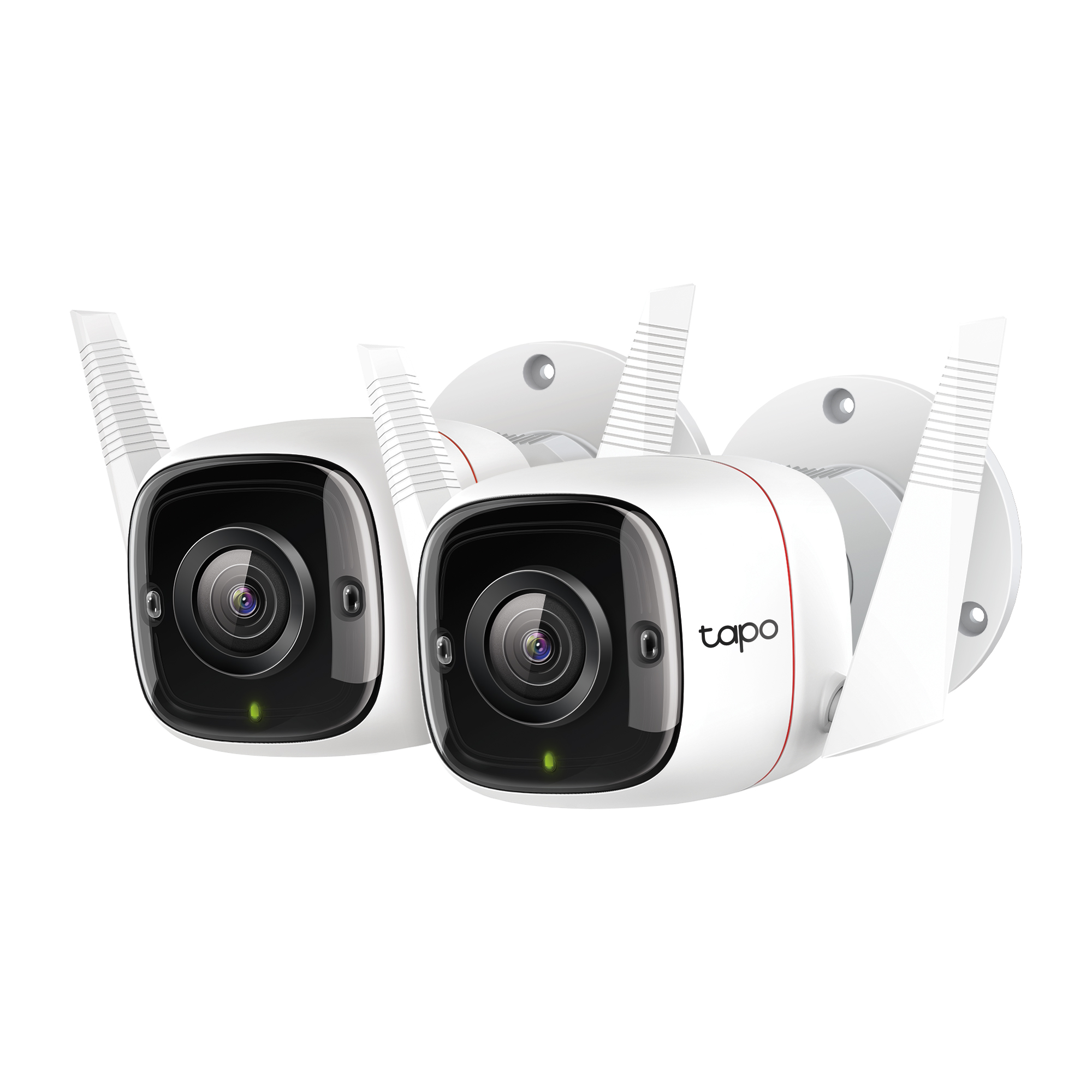 Tp-Link CAMERA IP Exterior, 2-pack, IP66, dist. IR 30 m, tip lentila fixa 4 mm, 3 Mpx, Tapo C310P2 - imagine 2