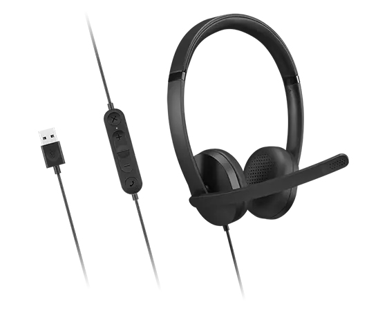 Lenovo USB-A Wired Stereo Headset Gen 2, 4XD1P83425 - imagine 5