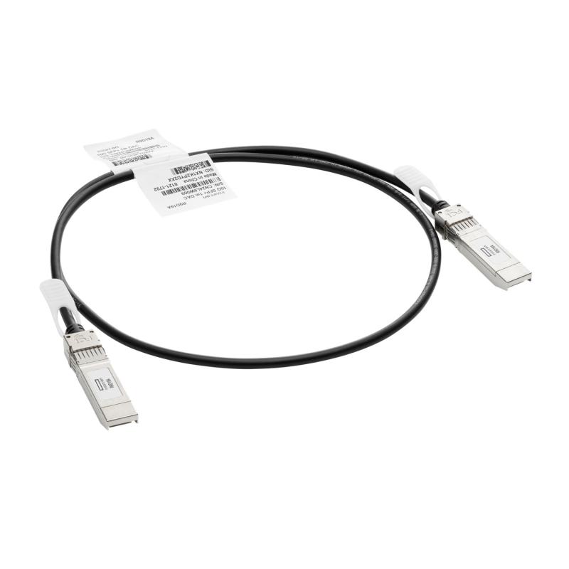 ARUBA NETWORKS HPE Networking Instant On 10G SFP+ to SFP+ 1m Direct Attach Copper Cable, R9D19A