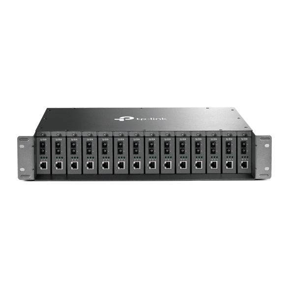 Tp-Link SASIU RACKABIL TL- 14-sloturi media convertor fara management, rack 19-inch, suport, MC1400