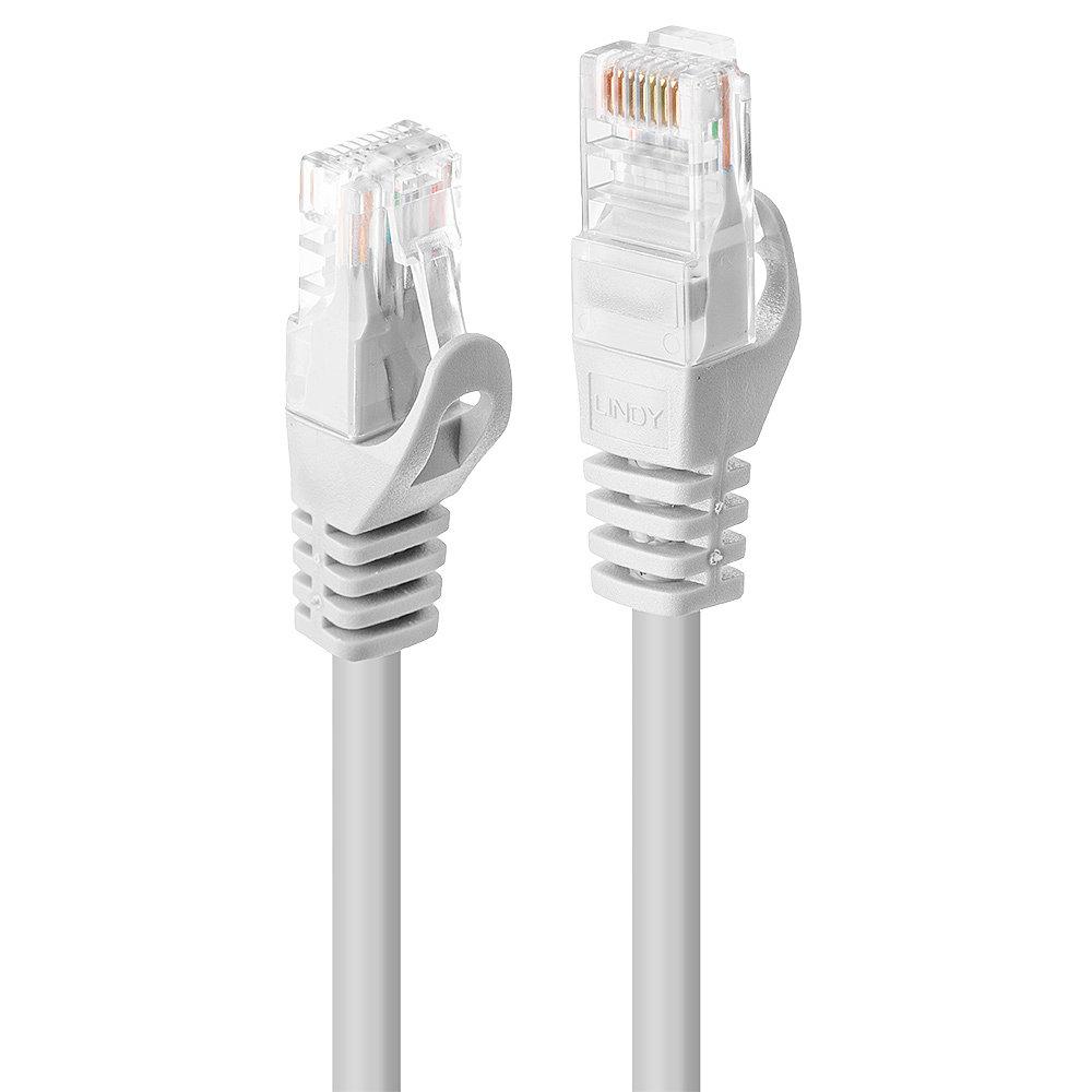 Lindy PATCH CORD - UTP 2m Cat.6 U/UTP, White, LY-48203