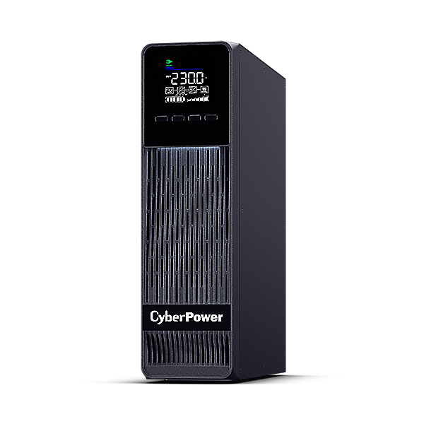 Cyber Power UPS Online dubla conversie cu sin. pura, cu management, Tower slim, LCD, OLS1KECR