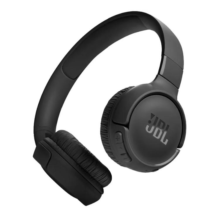 JBL Casti Head-band Tune 520BT, Wireless, Negru, JBLT520BTBLKEU