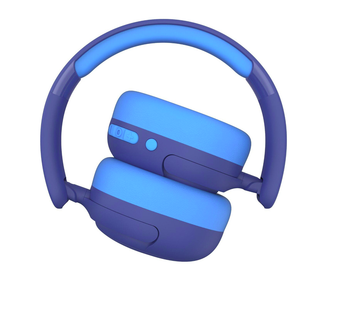 POWERLOCUS Casti Over-ear Lion, Wireless/Wired, Albastru, PWL-LION-BLUE - imagine 3