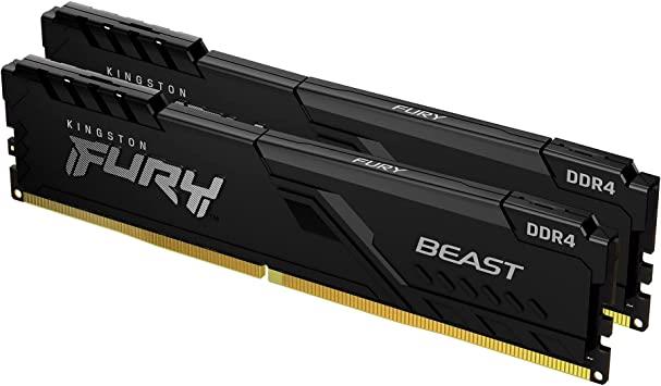 Kingston Memorie DDR DDR4 64GB frecventa 3600 MHz, 32GB x 2 module, radiator, KF436C18BBK2/64