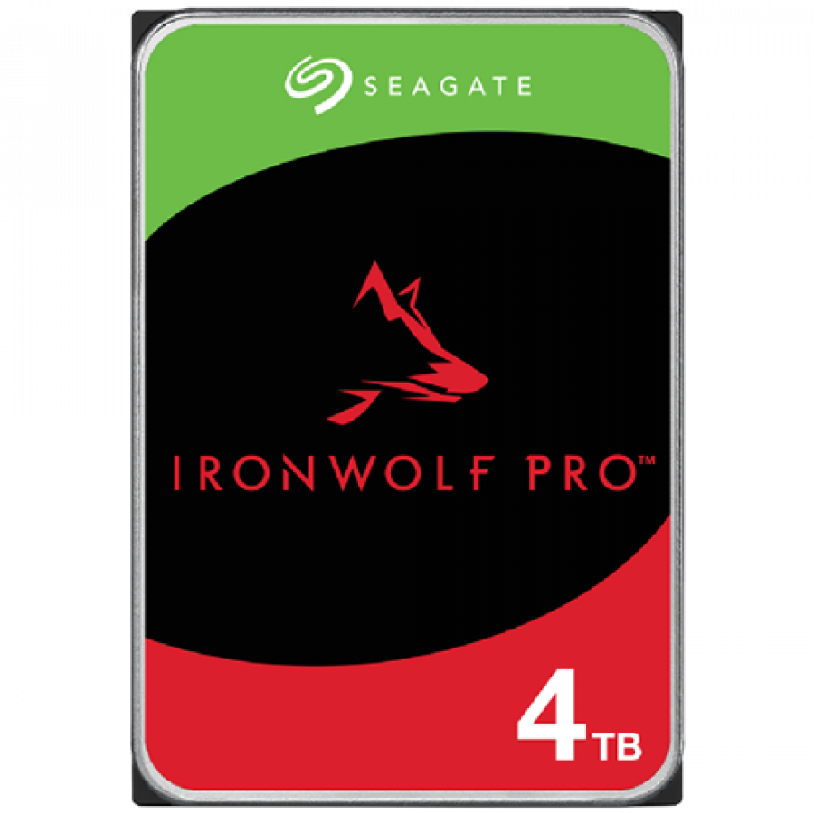 Seagate HDD NAS IronWolf Pro 4TB CMR (3.5, 256MB, SATA 6Gbps, 7200RPM, RV Sensors, ST4000NT001