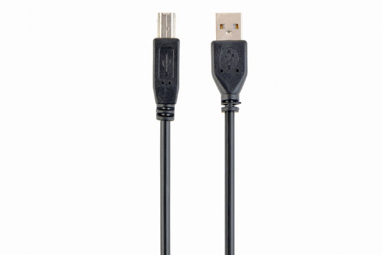 Gembird CABLU USB pt. imprimanta, USB 2.0 (T) la USB 2.0 Type-B (T), 1m, conectori, CCP-USB2-AMBM-1M
