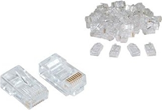 Gembird MUFA RJ-45 pt. cablu UTP, Cat5e, RJ-45 (T), plastic, 10 buc, / 45505979, LC-8P8C-001/10