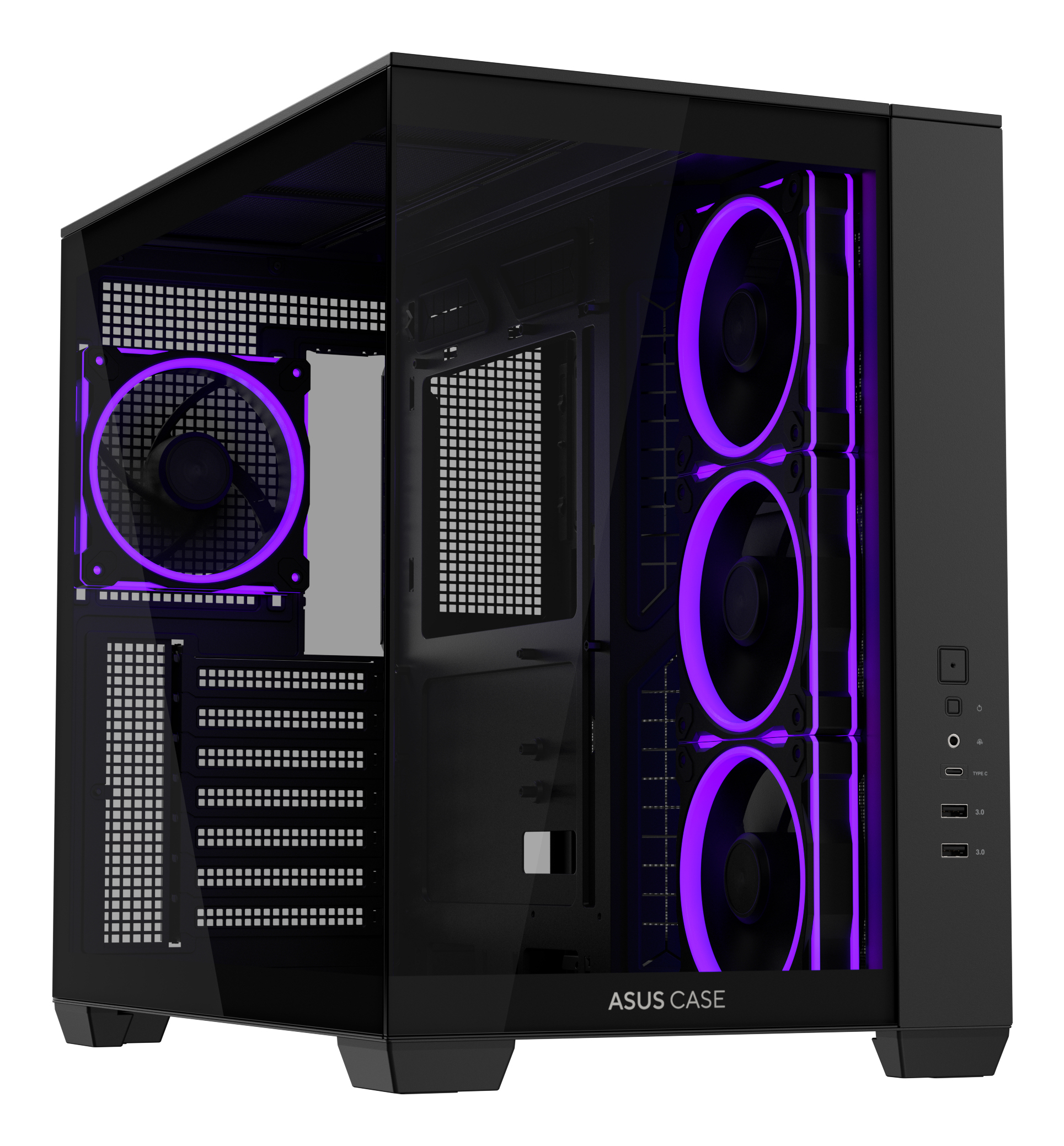 Asus Carcasa, A32 PLUS TG ARGB BLACK