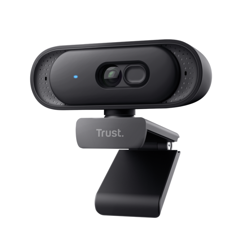 TRUST Camera Web Tomar, rezolutie video 2K, USB 2.0, Negru, TR-26141