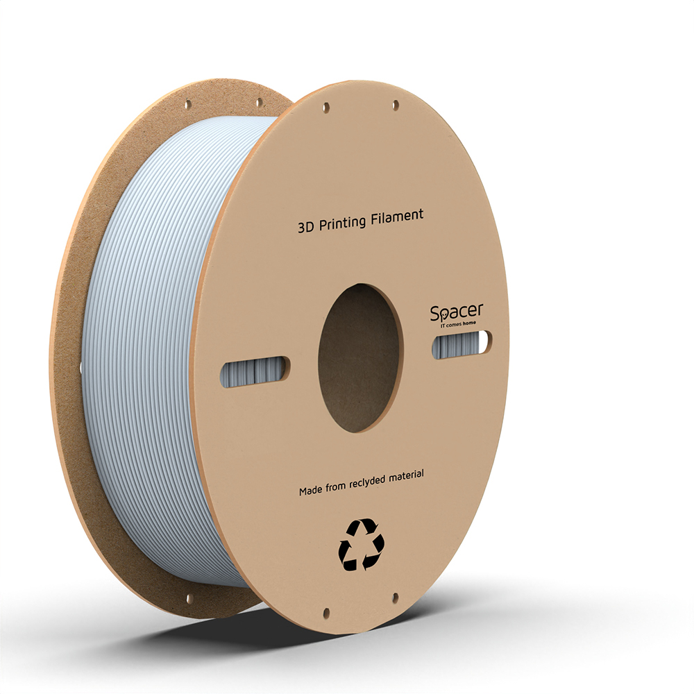 SPACER FILAMENT pt. imprimanta 3D - PLA, 1.75mm diamentru, 1Kg / bobina, SPPF-3DP-PLA1.75-01-GR