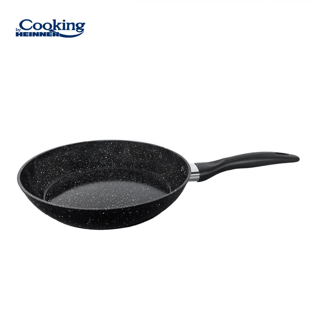 HEINNER TIGAIE ALUMINIU FORJAT 24X4.8 CM, ONIX, COOKING BY, HR-NL-24T
