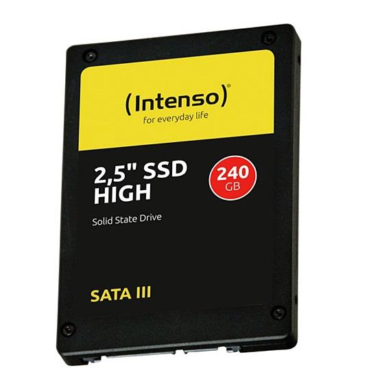 Intenso SSD, 240GB, 2.5 inch, S-ATA 3, R/W: 520/500 MB/s, 3813440