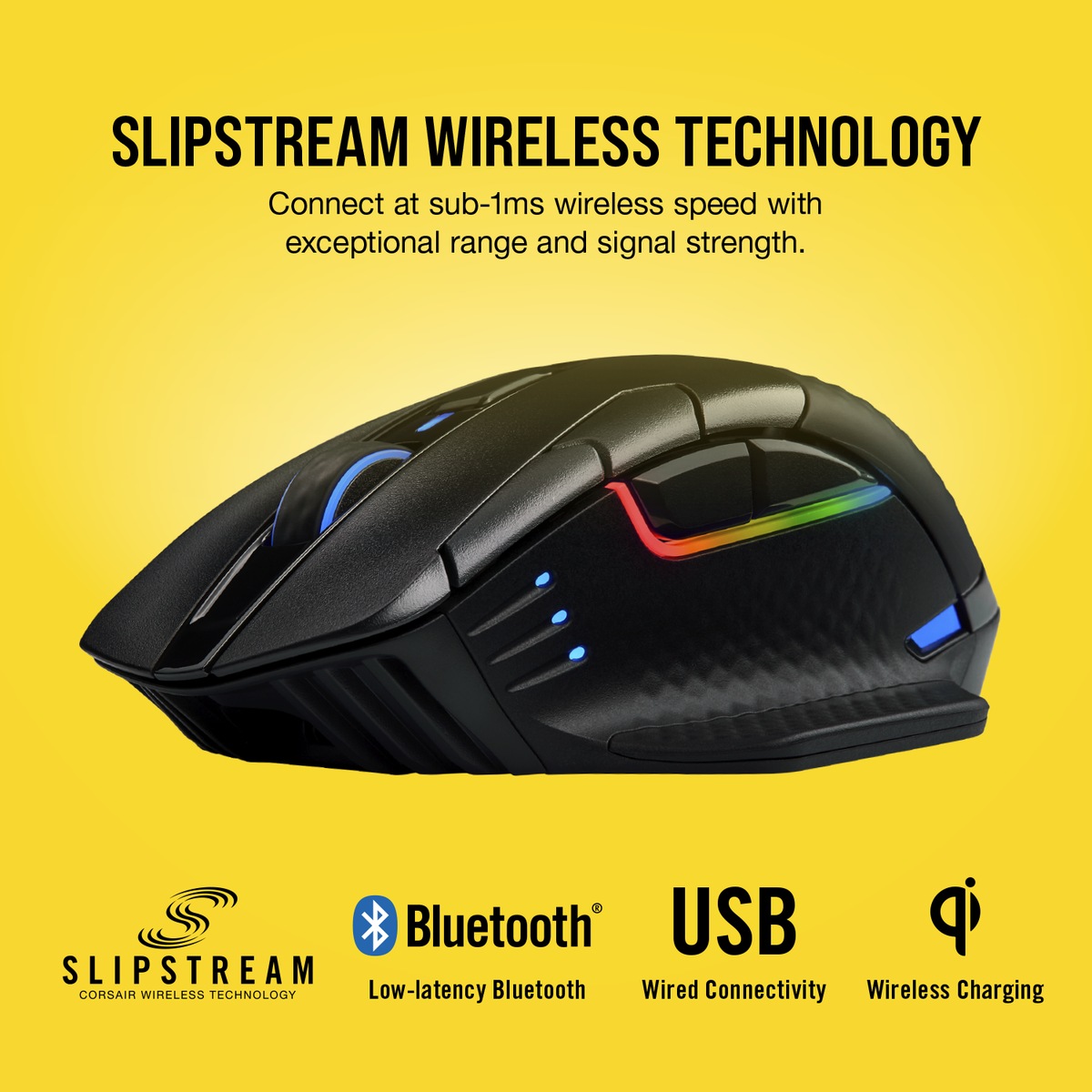 Corsair MOUSE, Dark Core RGB Pro SE, gaming, wireless, BT | 2.4GHz,18000 dpi, CH-9315511-EU - imagine 6