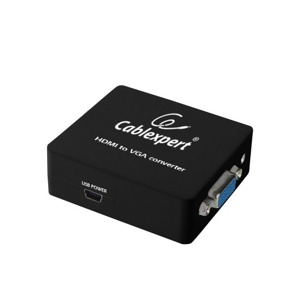 Gembird ADAPTOR video, splitter HDMI (M) la VGA (M) + Jack 3.5mm (M), rezolutie, DSC-HDMI-VGA-001 - imagine 2