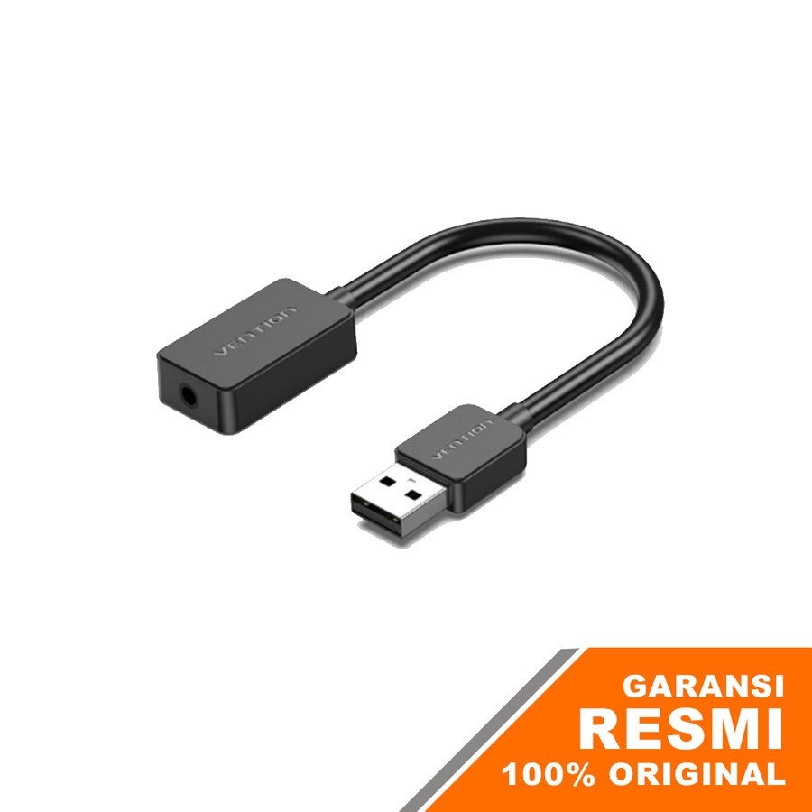 Vention PLACA de SUNET, extern, 2.1, interfata USB 2.0 (T) la 3.5mm Jack (M), cablu 0.15cm, CDZB0