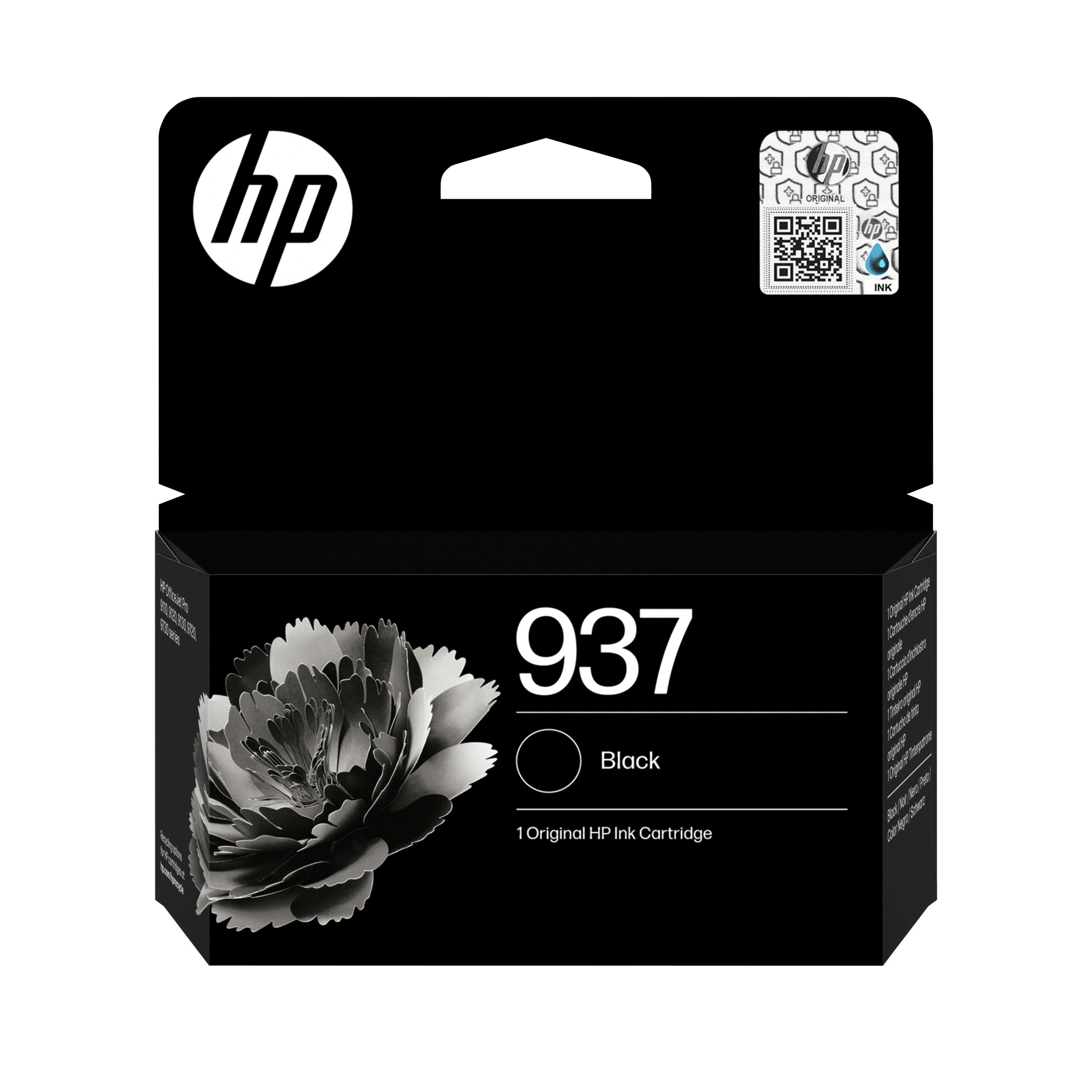 HP Cartus Cerneala Original Black, nr.937 pentru OJ PRO 9110|9120|9130|9720|9730, 1.25K, 4S6W5NE